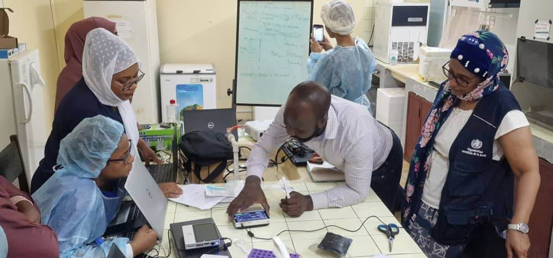 image Une dizaine de techniciens de laboratoire formés en séquençage